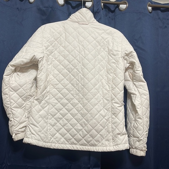 EUC ivory white Columbia sportswear puffer jacket - Picture 6 of 11